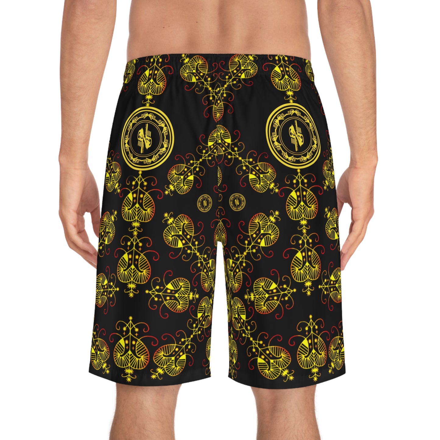Zoezz Men's Vibrant Floral Board Shorts - Perfect for Summer Adventures