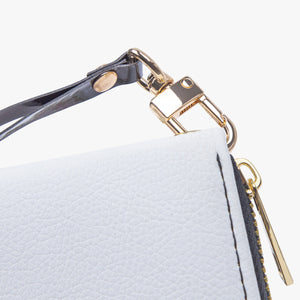 Zoezz. PU Leather Strap Zipper Wallet