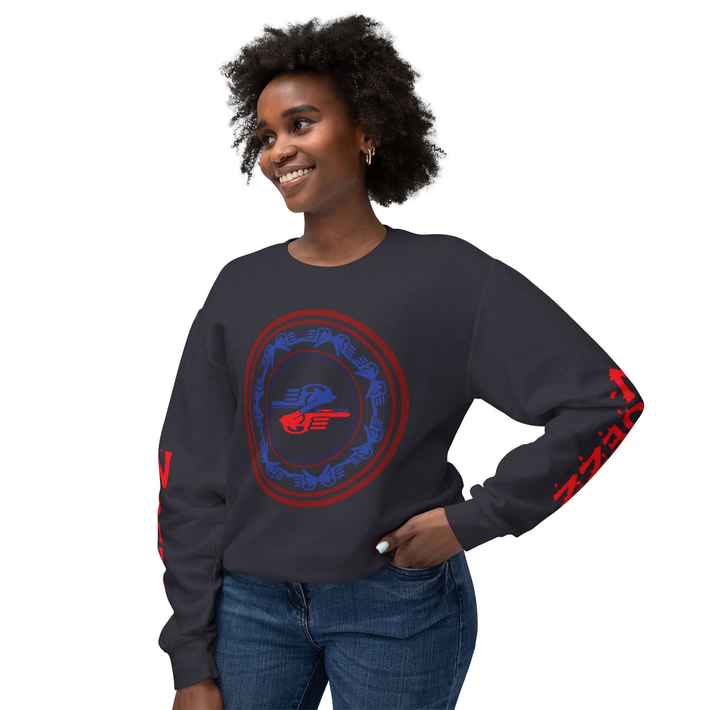 Zoezz Unisex Lightweight Crewneck Sweatshirt