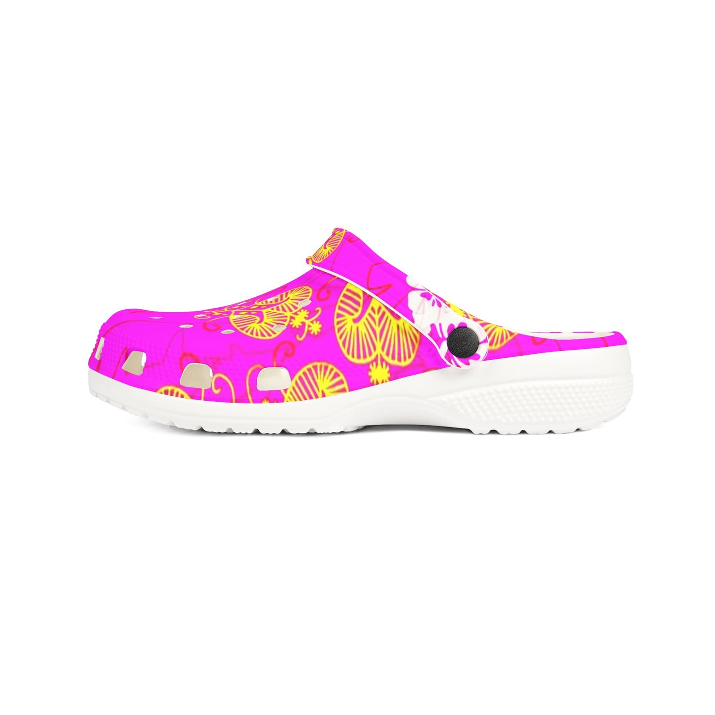 Tropical Floral EVA Foam Shoes - Lightweight Comfort for Summer Adventures