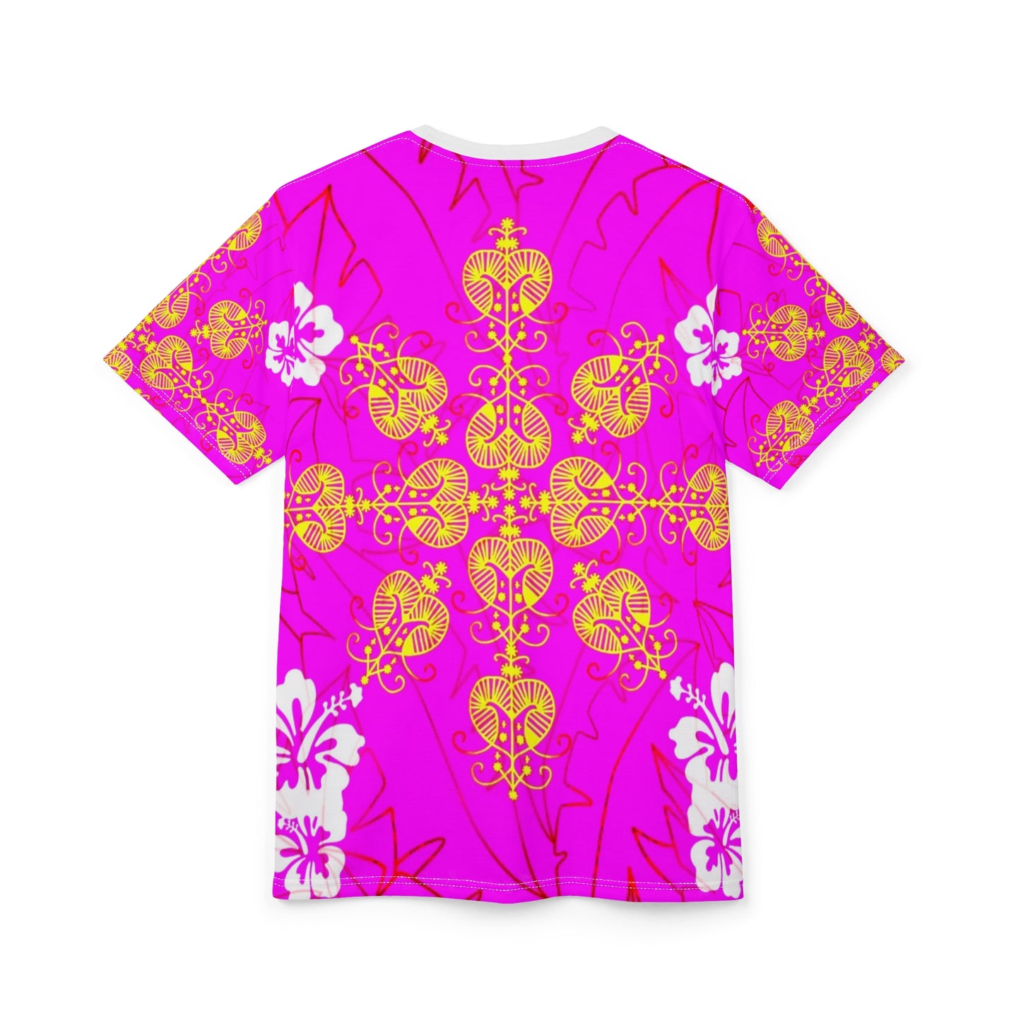 Zoezz Vibrant Floral Unisex Cut & Sew Tee – Perfect for Summer Celebrations