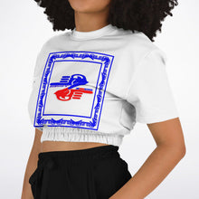 Load image into Gallery viewer, Zoezz. Athletic Cropped Short Sleeve Sweatshirt - AOP