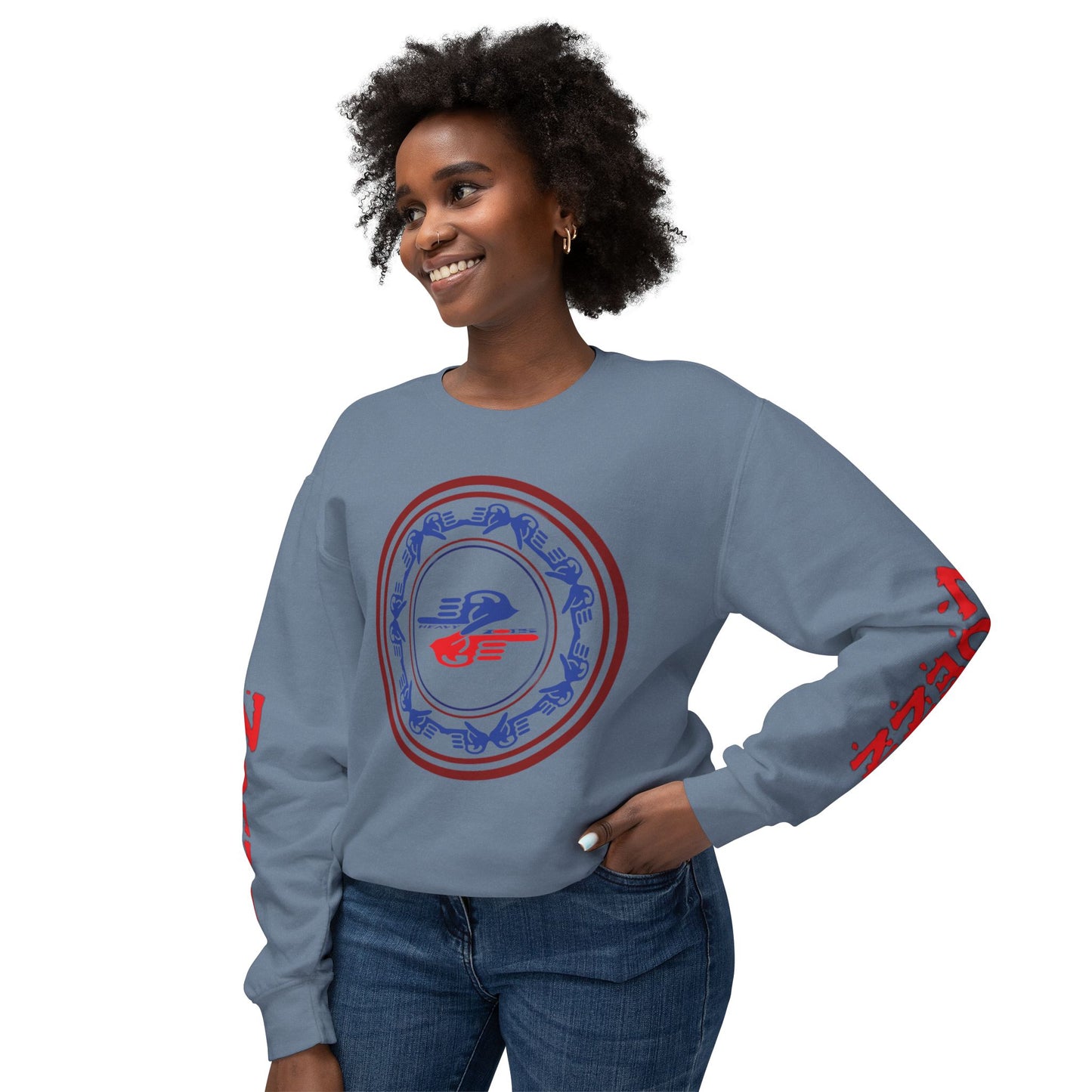Zoezz Unisex Lightweight Crewneck Sweatshirt