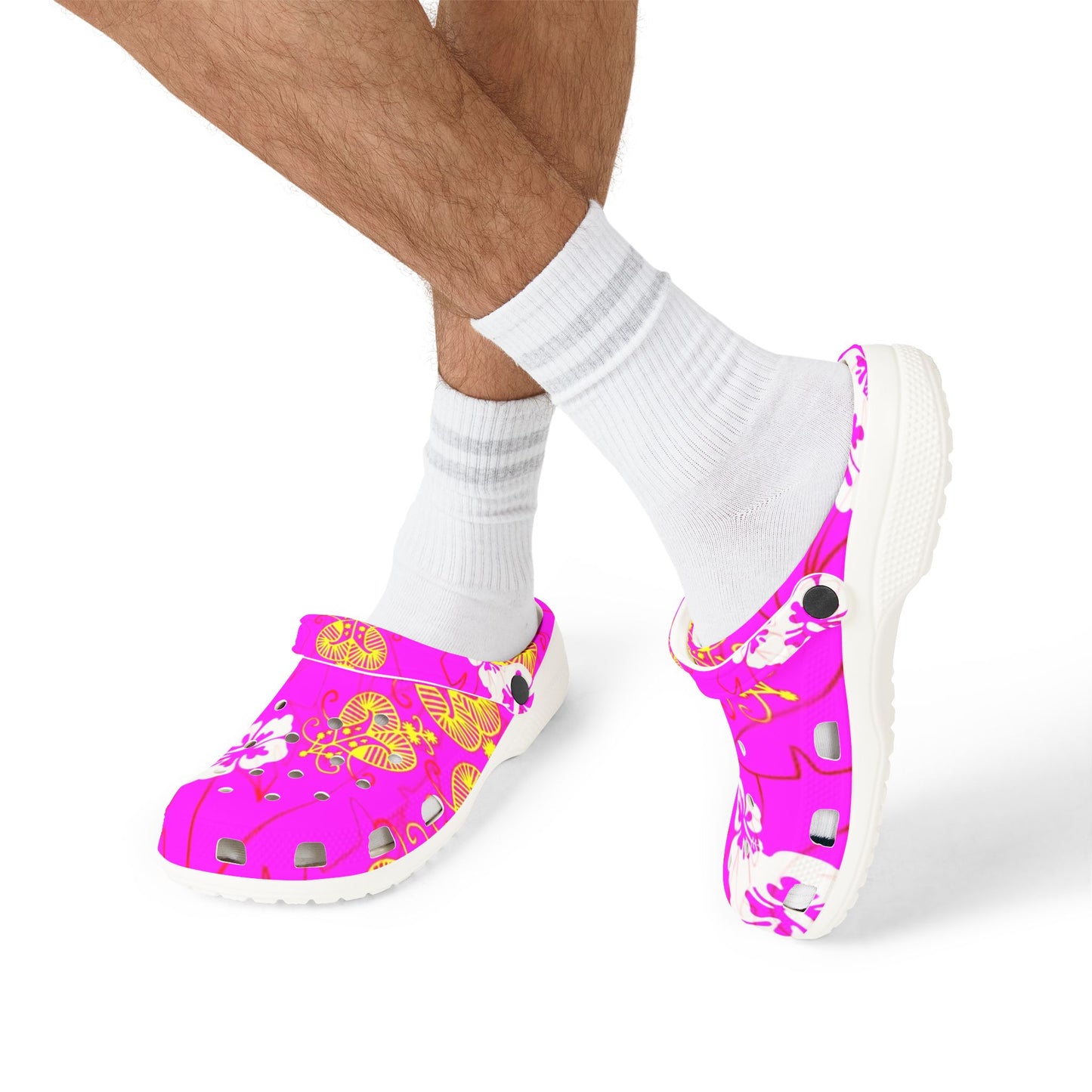 Tropical Floral EVA Foam Shoes - Lightweight Comfort for Summer Adventures