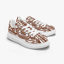 Load image into Gallery viewer, Zoezz. Leather Oversized Sneakers - Tongue Printable