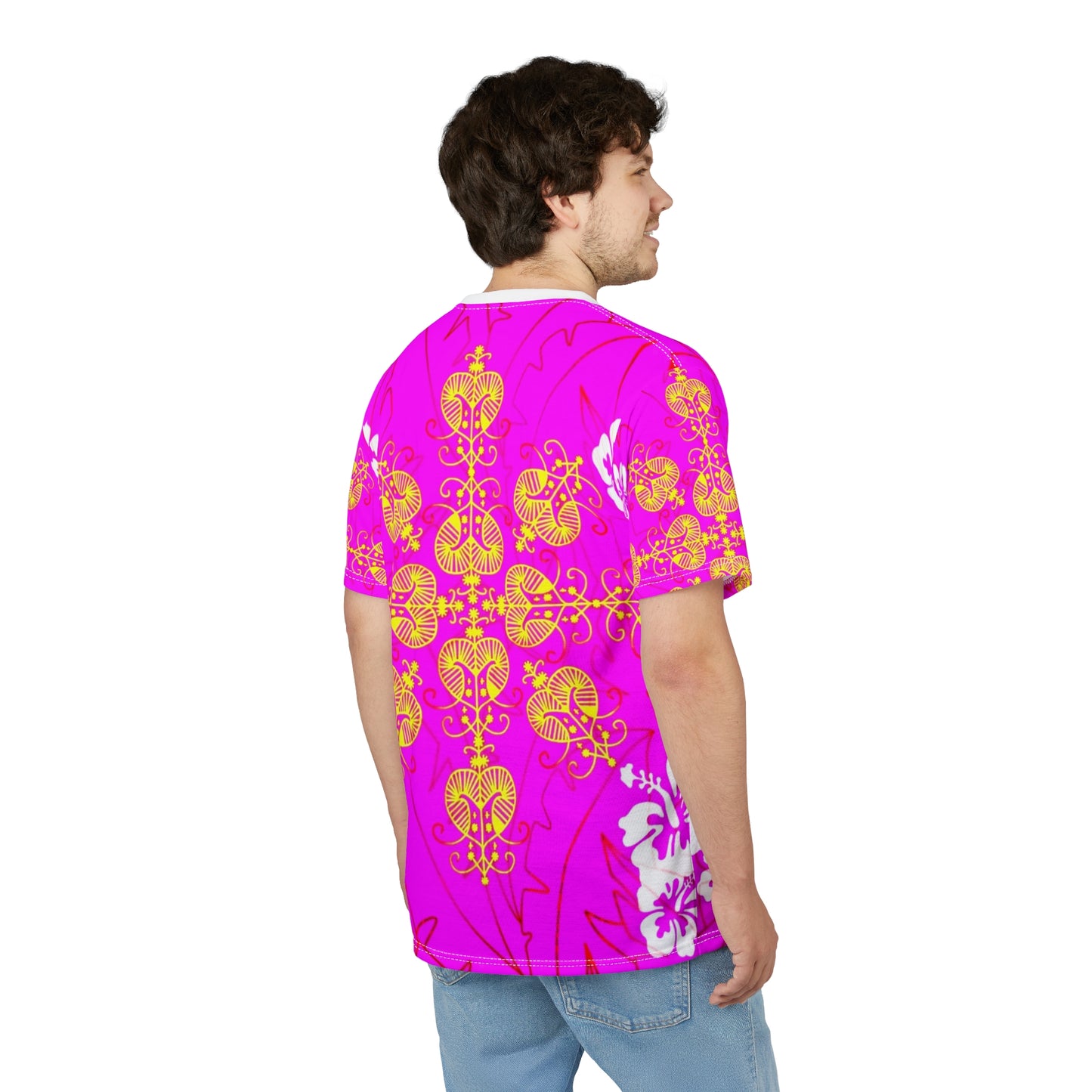 Zoezz Vibrant Floral Unisex Cut & Sew Tee – Perfect for Summer Celebrations
