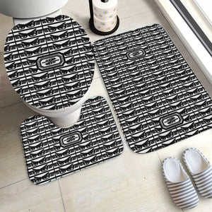 Zoezz..3 Pcs Toilet Rug Set