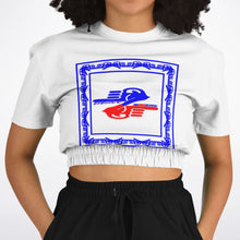 Load image into Gallery viewer, Zoezz. Athletic Cropped Short Sleeve Sweatshirt - AOP