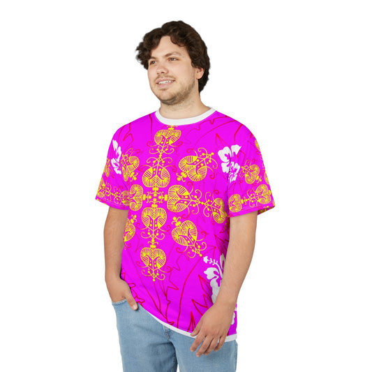 Zoezz Vibrant Floral Unisex Cut & Sew Tee – Perfect for Summer Celebrations