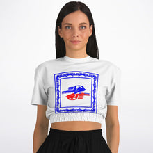 Load image into Gallery viewer, Zoezz. Athletic Cropped Short Sleeve Sweatshirt - AOP