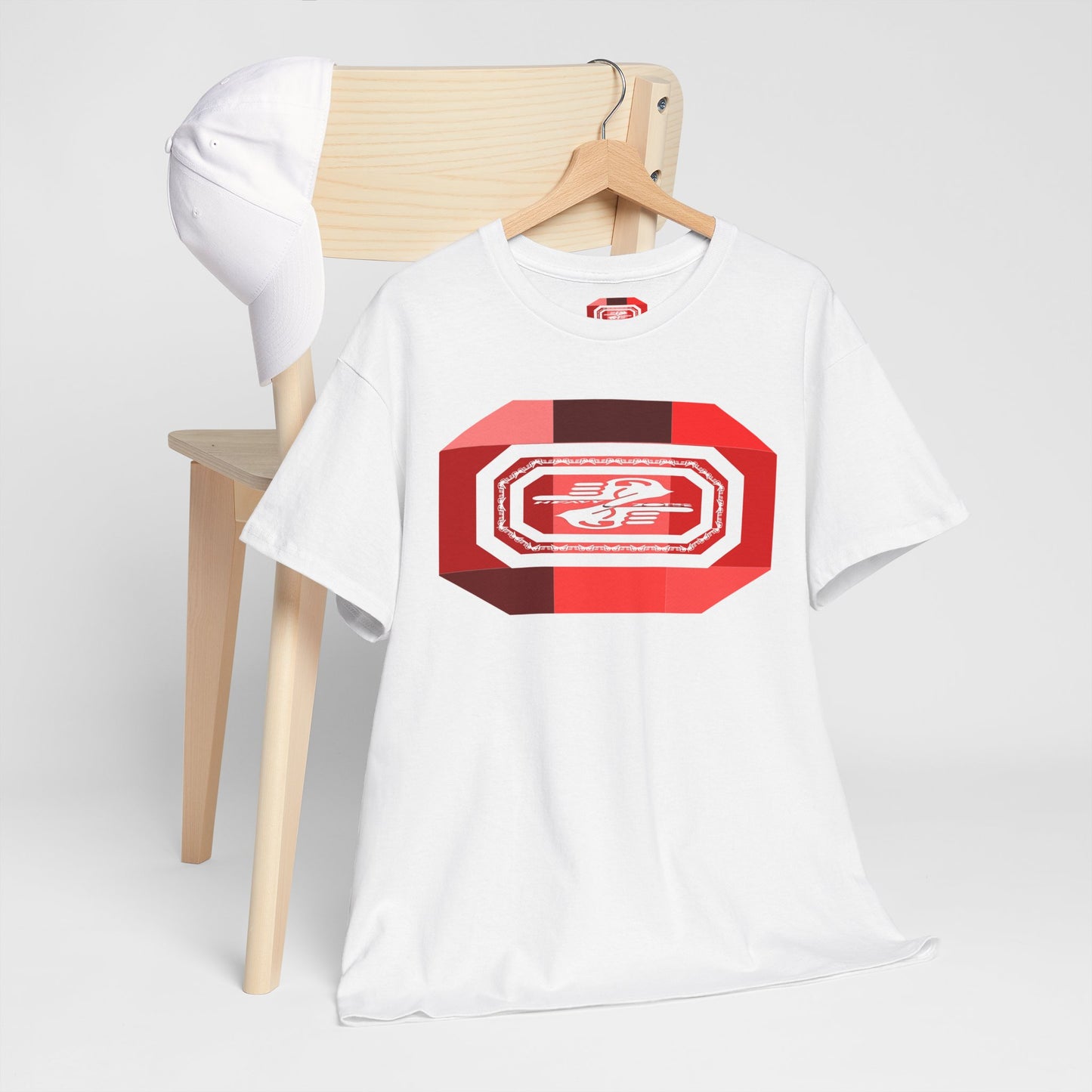 Retro Graphic Unisex Heavy Cotton Tee - Vintage Style Casual Wear