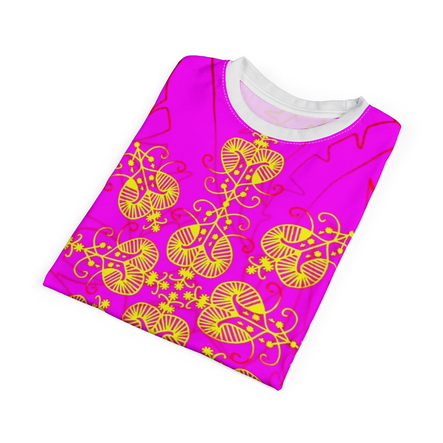 Zoezz Vibrant Floral Unisex Cut & Sew Tee – Perfect for Summer Celebrations