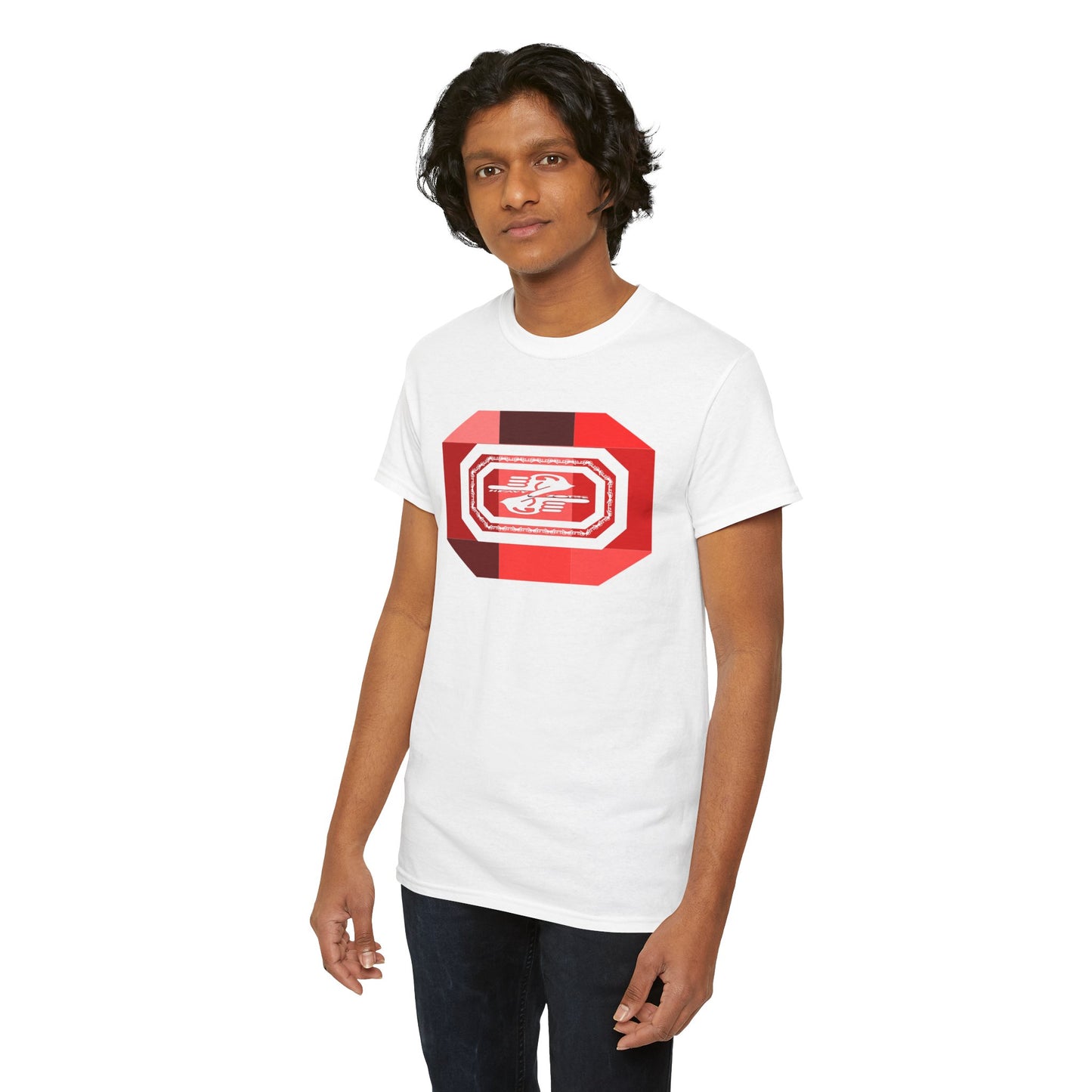 Retro Graphic Unisex Heavy Cotton Tee - Vintage Style Casual Wear