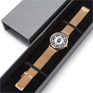 Zoezz . Stainless Steel Perpetual Calendar Quartz Watch