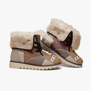 Zoezz. Cotton-pad Fur Lining Boots