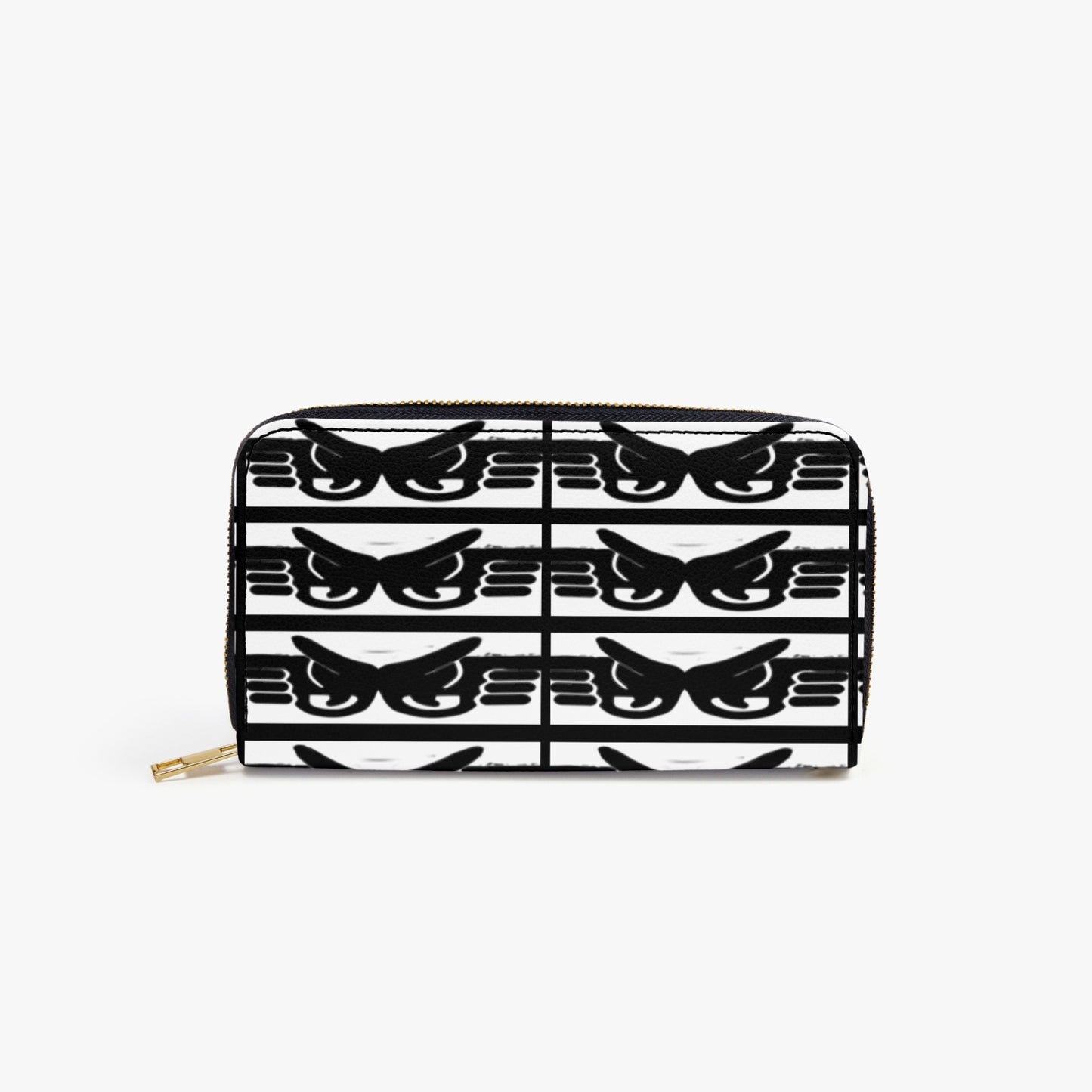 Zoezz. PU Leather Strap Zipper Wallet