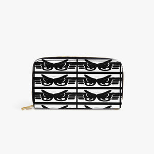 Zoezz. PU Leather Strap Zipper Wallet