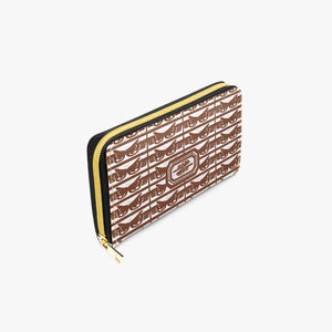 Zoezz. Long Type Zipper Purse