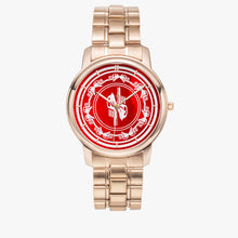 Load image into Gallery viewer, Zoezz . Red Folding Clasp Type Stainless Steel Quartz Watch (With Indicators)