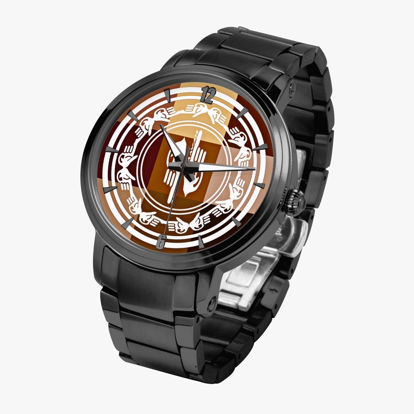 Zoezz. New Steel Strap Automatic Watch (With Indicators)